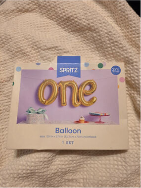 1st birthday party balloon ONE